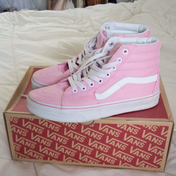 bubble gum platform vans
